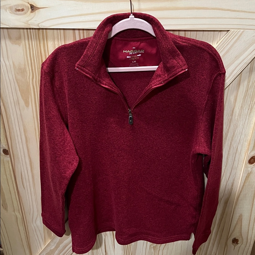 Haggar In Motion Red Jacket